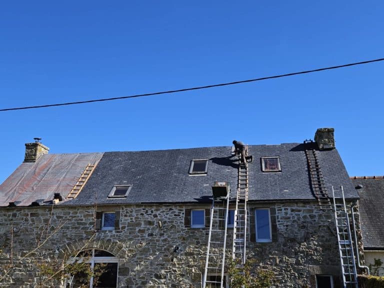 renovation de toiture 1 - Pont l'abbé, Pays Bigouden